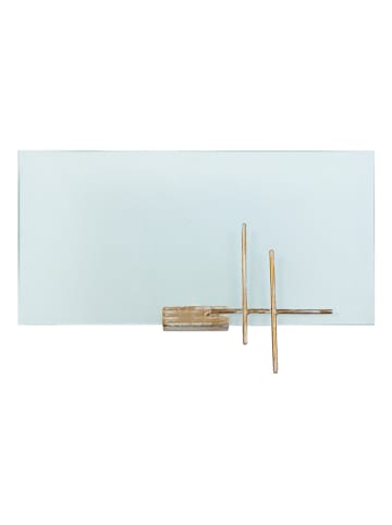 Tosel Wandlamp "Tokyo" wit - (B)30 x (H)15 cm