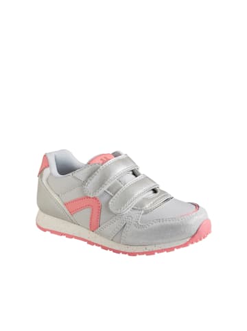 vertbaudet Sneakers zilverkleurig/lichtroze