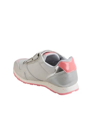 vertbaudet Sneakersy w kolorze srebrno-jasnoróżowym