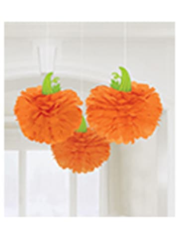 amscan Decoratieve hanger "Pompoen" - 3 stuks
