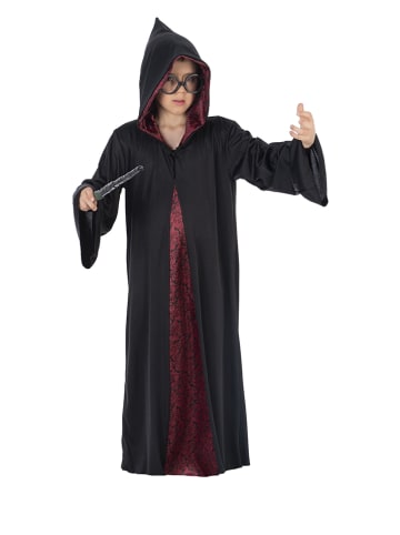 CHAKS Peleryna kostiumowa "Wizard" w kolorze czarno-bordowym