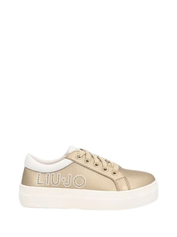 Liu Jo Sneakersy w kolorze złoto-białym