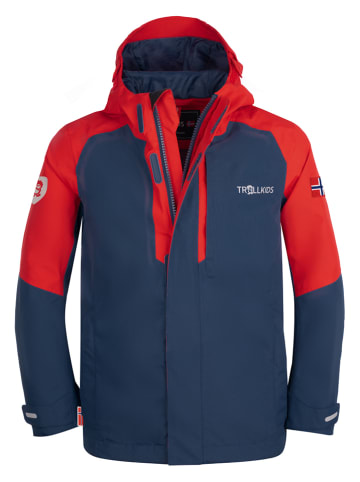 Trollkids Regenjas "Skaland" donkerblauw