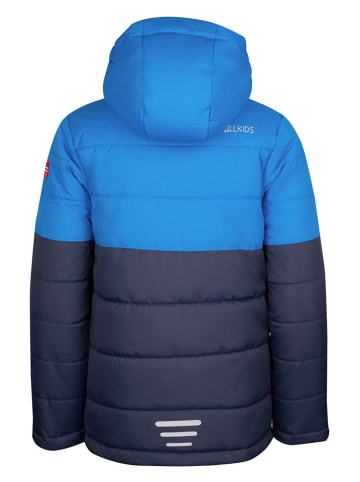 Trollkids Kurtka narciarska "Hemsedal" w kolorze granatowo-błękitnym