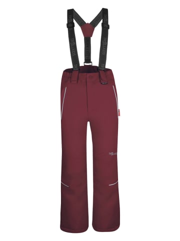 Trollkids Spodnie narciarskie "Holmenkollen" - Slim fit - w kolorze czerwonym