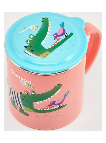 CUITISAN Tasse "Infant" in Rosa/ Türkis - 300 ml