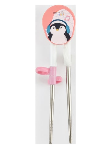 CUITISAN Kinder-Essstäbchen in Rosa - (L)18,5 cm