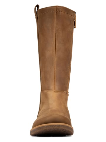 Clarks Leder-Stiefel "Comet Wild" in Hellbraun