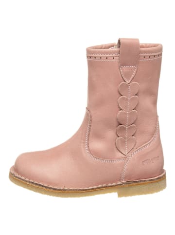 POM POM Leder-Winterboots in Rosa