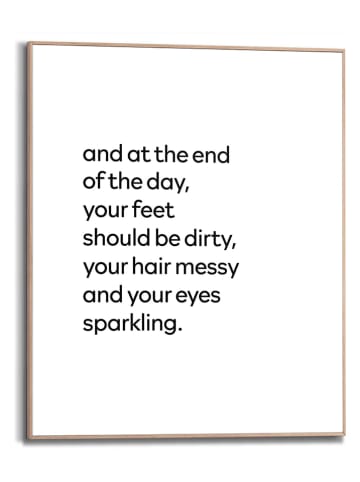 Orangewallz Ingelijste kunstdruk "Sparkling Eyes" - (B)40 x (H)50 cm