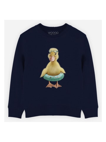 WOOOP Sweatshirt "Duck bouee" donkerblauw