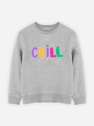 WOOOP Sweatshirt "Chill" grijs