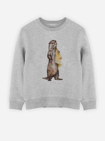 WOOOP Bluza "Otter" w kolorze szarym