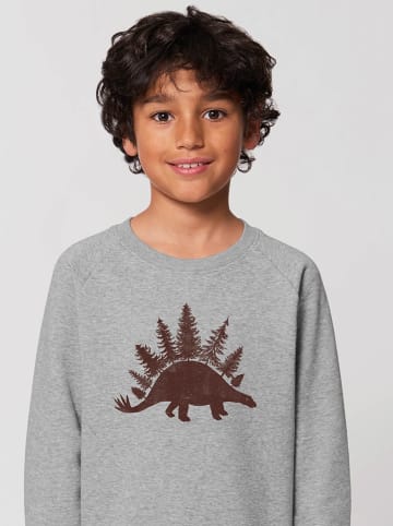 WOOOP Sweatshirt "Stegoforest" in Grau