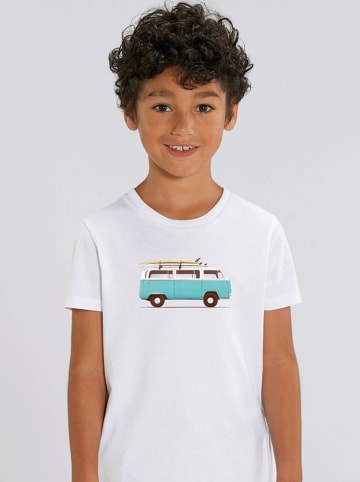 WOOOP Shirt "Blue Van" wit