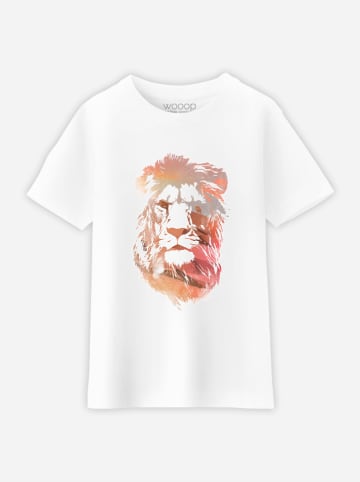 WOOOP Koszulka "Desert Lion" w kolorze białym