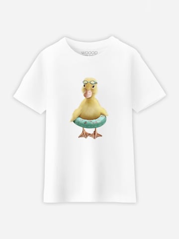WOOOP Shirt "Duck" in Weiß