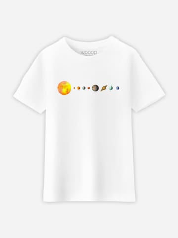 WOOOP Koszulka "Solar System" w kolorze białym