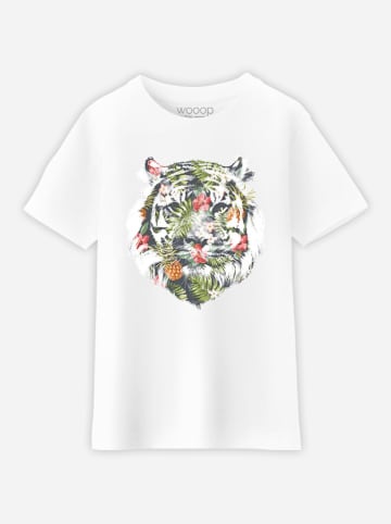 WOOOP Shirt "Tropical Tiger" wit