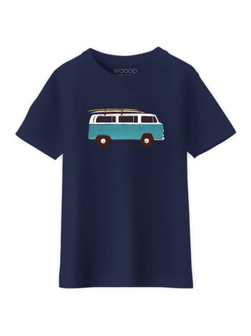 WOOOP Shirt "Blue van" in Dunkelblau