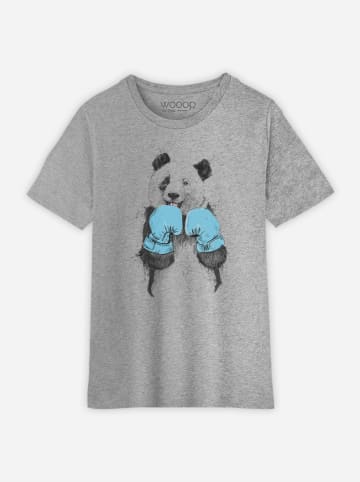WOOOP Shirt "The Winner Panda" grijs