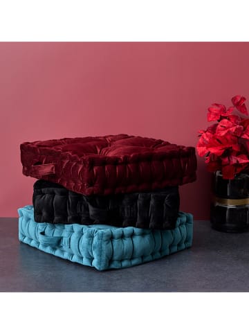 Rétro Chic Poduszka podłogowa w kolorze bordowym - 40 x 10 x 40 cm