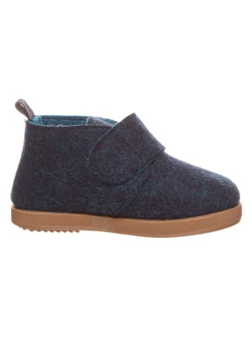 kitz-pichler Pantoffels "Felties" donkerblauw