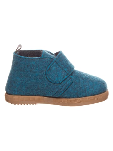 kitz-pichler Pantoffels "Felties" petrol