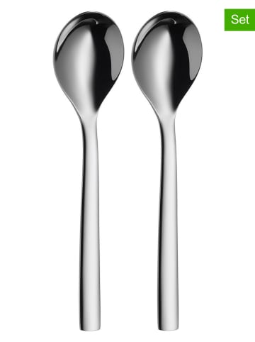 WMF 2er-Set: Edelstahl-Müslilöffel ''Nuova 233'' - (L)16,5 cm