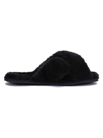 ISLAND BOOT Pantoffels "Fluffy" zwart