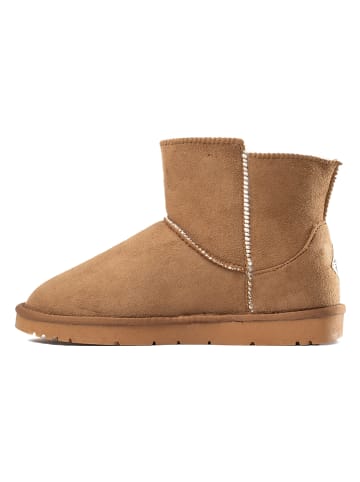 ISLAND BOOT Botki zimowe "Belma" w kolorze jasnobrązowym