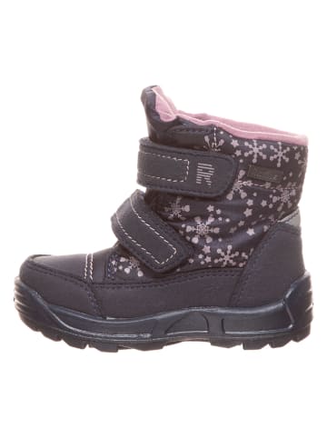 Richter Shoes Winterboots in Dunkelblau/ Rosa
