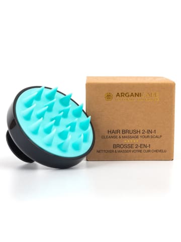 Argani Care Haarborstel "2in1" zwart/turquoise