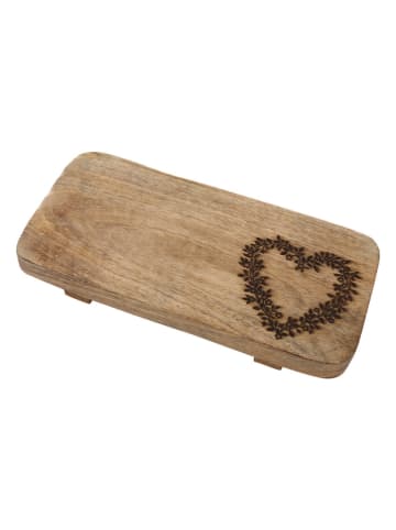 Boltze 2er-Set: Schneidebretter "Berta" in Natur - (L)30 x (B)15 cm