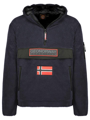 Geographical Norway Bluza polarowa w kolorze granatowym