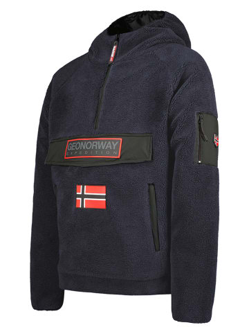 Geographical Norway Fleece trui donkerblauw