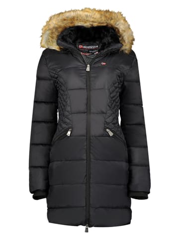 Geographical Norway Płaszcz zimowy "Abeille" w kolorze czarnym