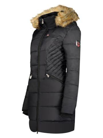 Geographical Norway Wintermantel "Abeille" in Schwarz