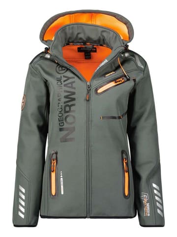 Geographical Norway Kurtka softshellowa "Assor" w kolorze szarym