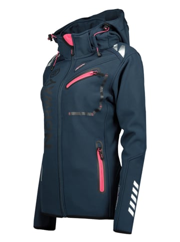 Geographical Norway Softshelljas "Reine" donkerblauw