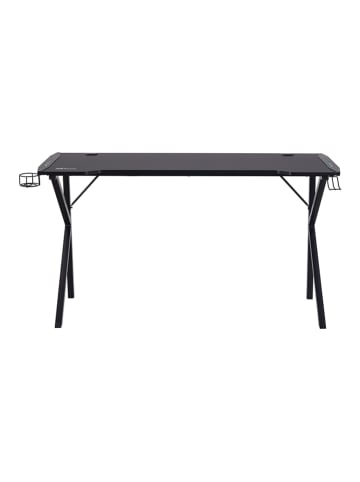 AC Design Gamer-Tisch "Ninja" in Schwarz - (B)140 x (H)75 x (T)60 cm