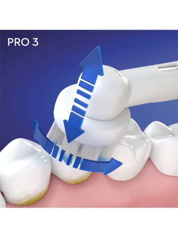 Oral-B Elektryczna szczoteczka "Oral-B Pro 3 3500" w kolorze białym