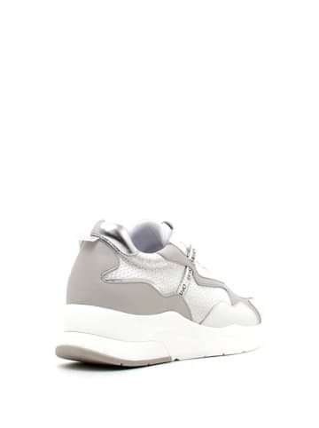 Liu Jo Sneakersy w kolorze srebrno-biało-szarym