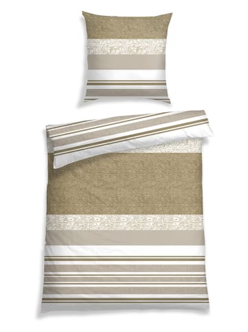 Schiesser Renforcé beddengoedset "Adele" beige