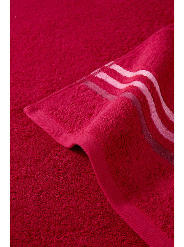 Schiesser Ręczniki (5 szt.) "Skyline" w kolorze czerwonym dla gości