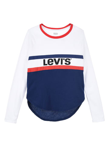 Levi's Kids Koszulka w kolorze biało-granatowym