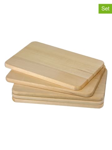 Chefware Deski (5 szt.) w kolorze jasnobrązowym do krojenia - 21,5 x 13,5 cm
