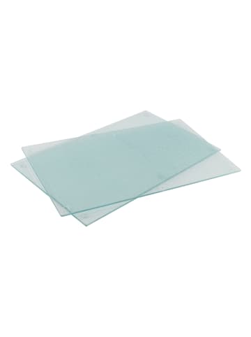 Chefware 2-delige set: fornuisafdekplaten transparant - (L)52 x (B)30 cm