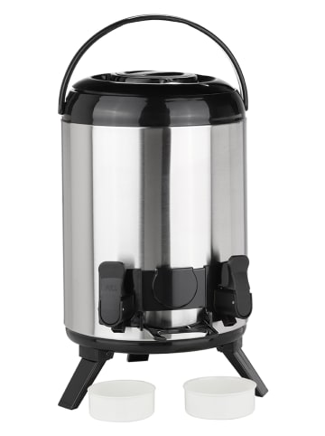 Chefware Drankdispenser met warmhoudfunctie zilverkleurig - 9 l