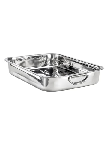 Chefware Roestvrijstalen ovenschaal - (L)37 x (B)28 cm